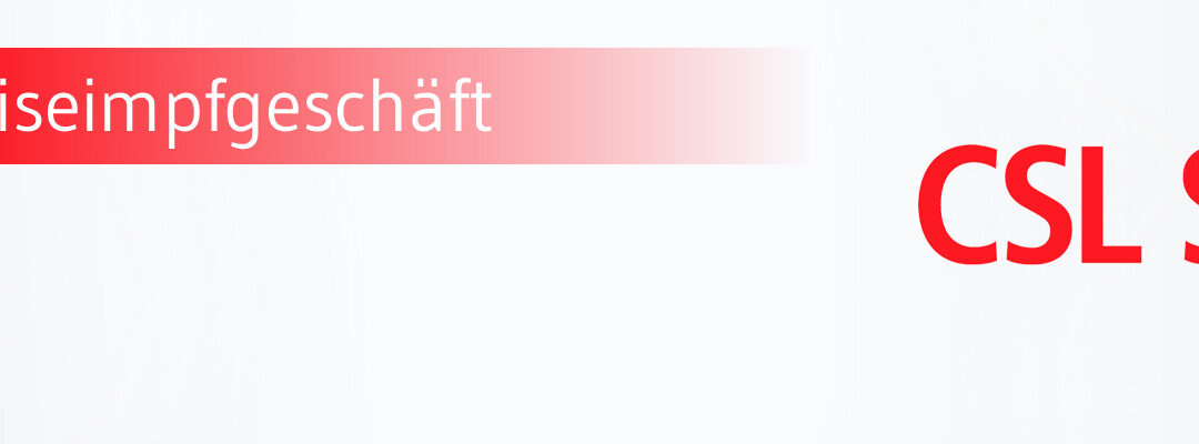 Seqirus steigt ins Reiseimpfgeschäft ein