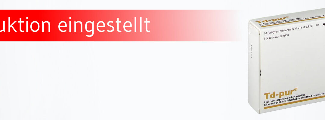 Hersteller stellt Produktion von „Td-pur“ ein